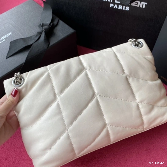 Repzbay REP YSL LAMBSKIN QUILTED PUFFER SMALL BAG IN 0724